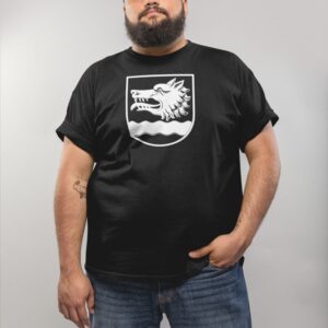 Sipoon susi t-paita 6-8XL Musta