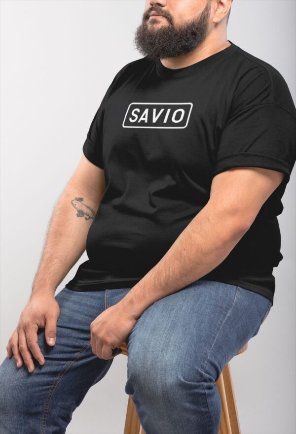 SAVIO t-paita 6-8XL Musta