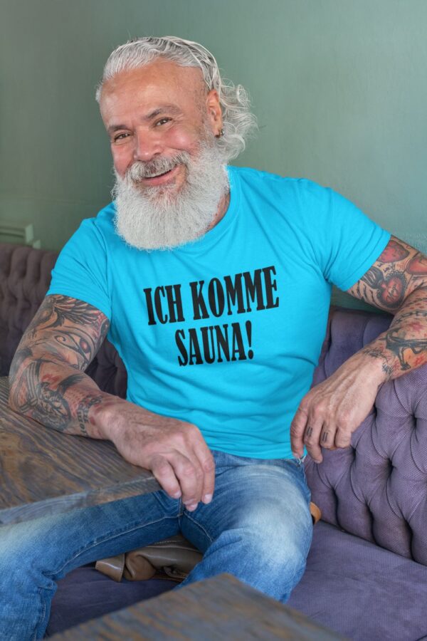 Ich Komme Sauna tai Bastu T paita
