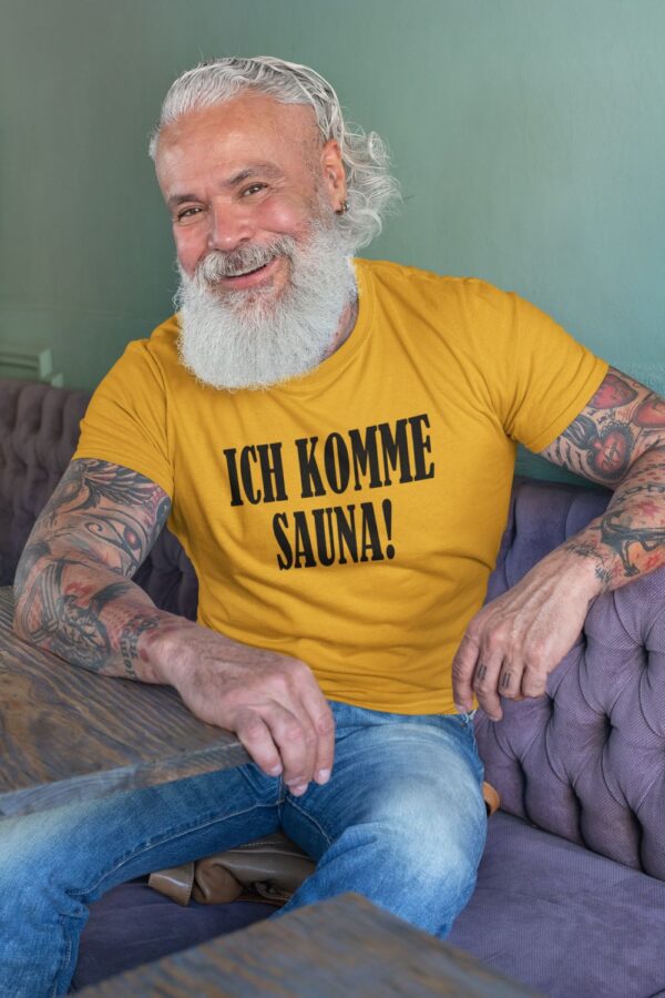 Ich Komme Sauna tai Bastu T paita