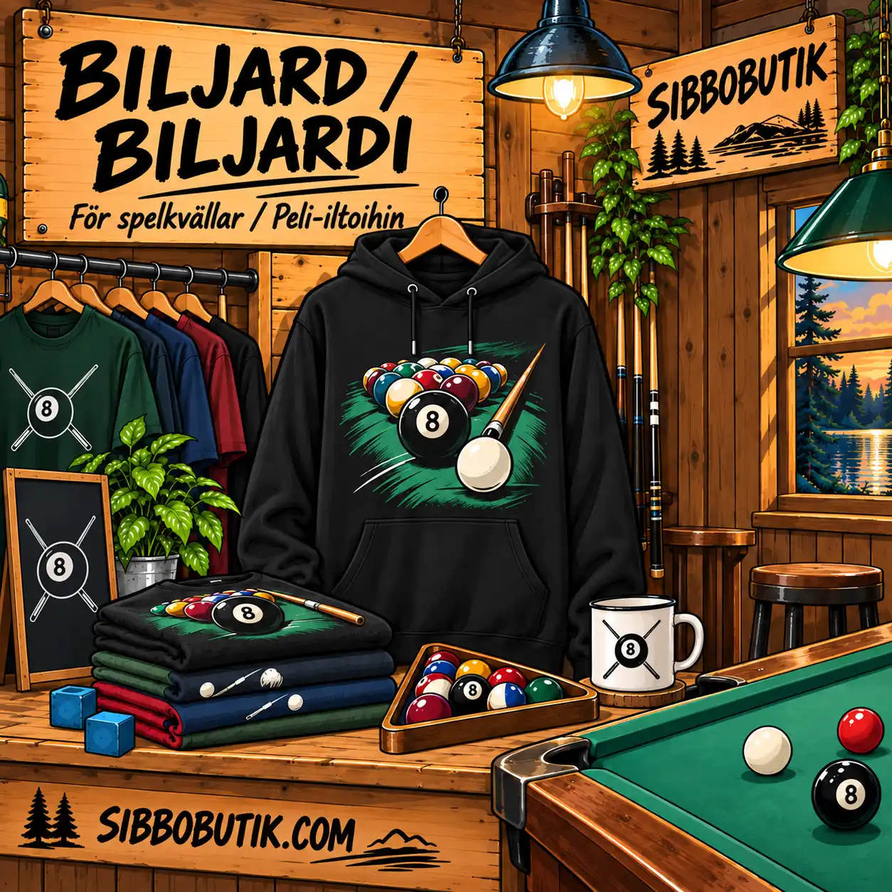 Billiard Queen T paita