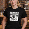 Straight Outta Porvoo T-paita Musta -värisenä