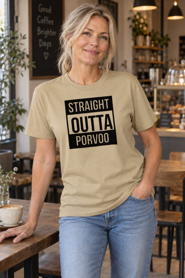 Straight Outta Porvoo T-paita