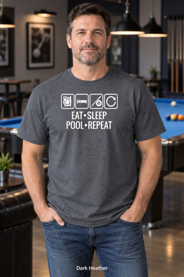 Eat Sleep Pool Repeat T-paita – unisex