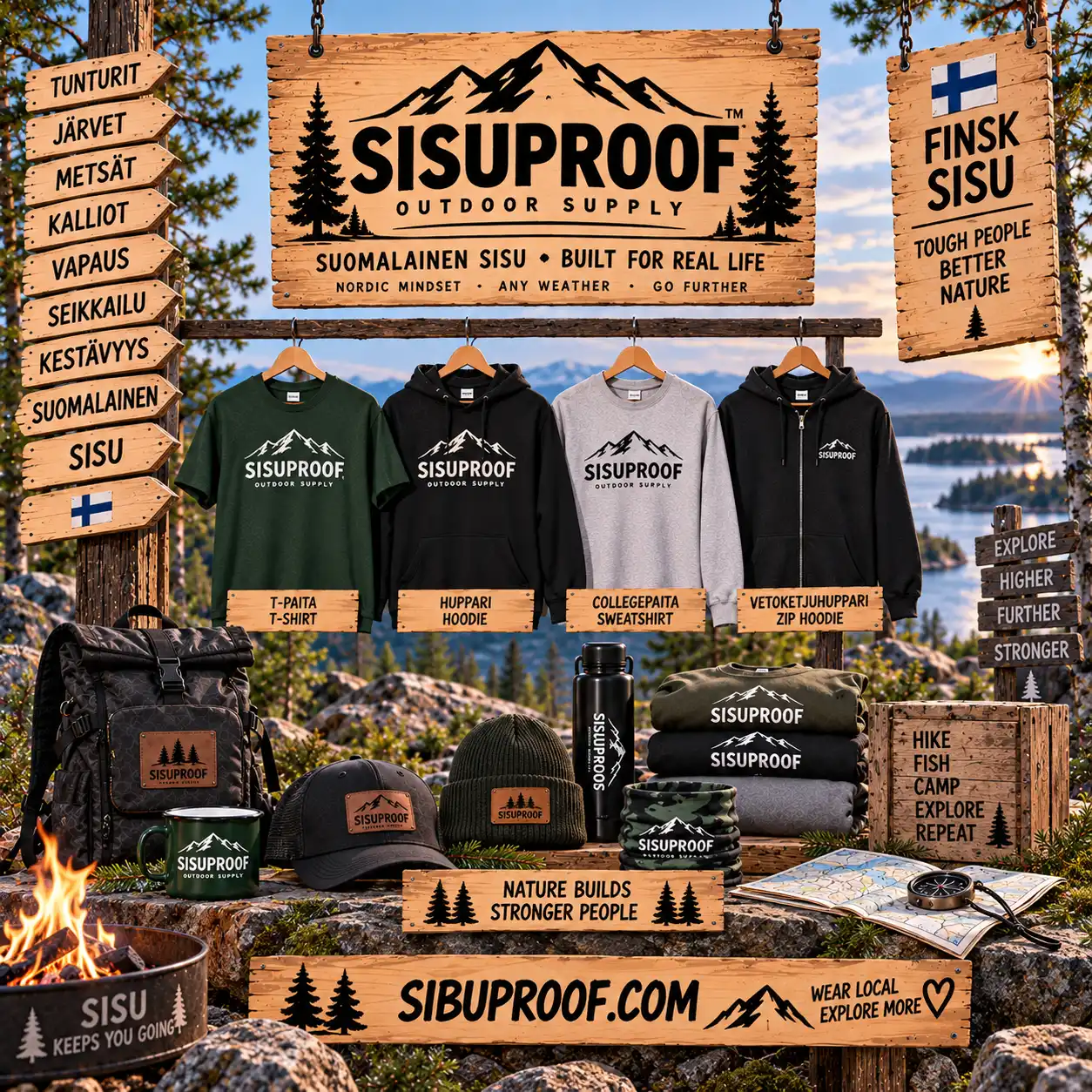 sisuproof SISUPROOF T-paita – unisex