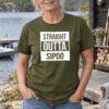 straight outta sipoo military green Straight Outta Sipoo T-paita -Military Green-värisenä