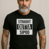 straight outta sipoo svart tshirt Straight Outta Sipoo T-paita