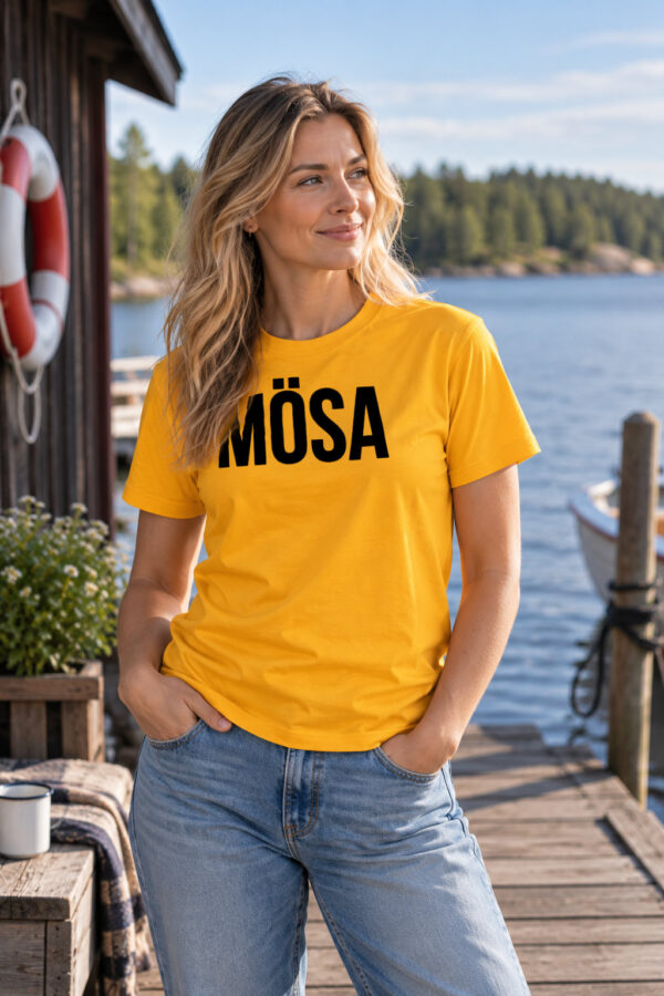 Make sipoo östersundom again tshirt gold MÖSA T-paita